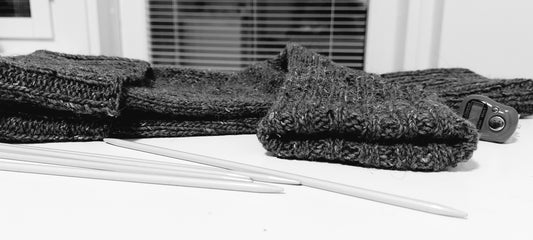 Tweed Yarn legwarmers